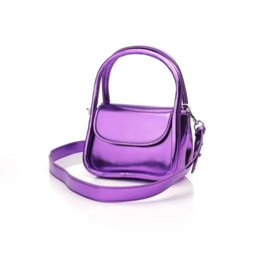 Phoebebag Purple Porvair Women Moda In Pelle Shoulder Bags Phoebebag Purple Porvair Women Moda In Pelle Shoulder Bags
