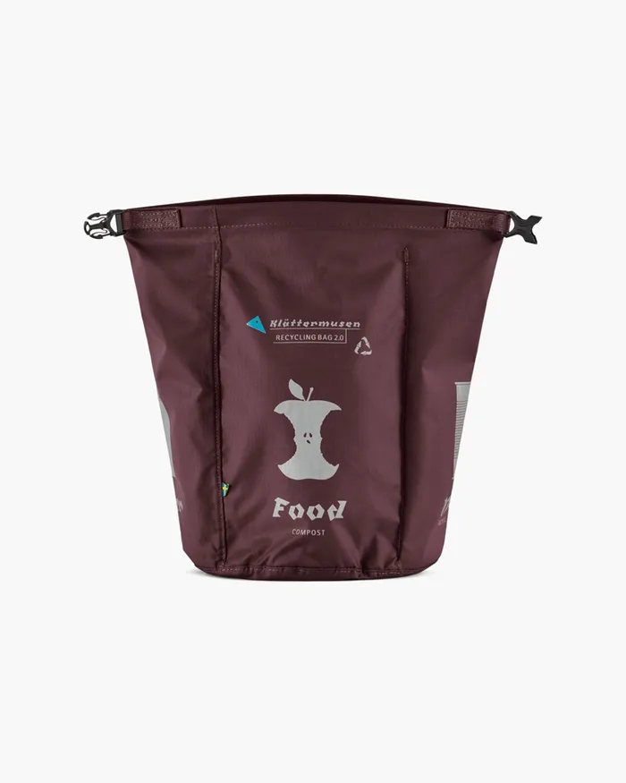 Recycling Bag 20 Reusable Bag For Recycling Amaranth Red MenWomen Klttermusen Accessories