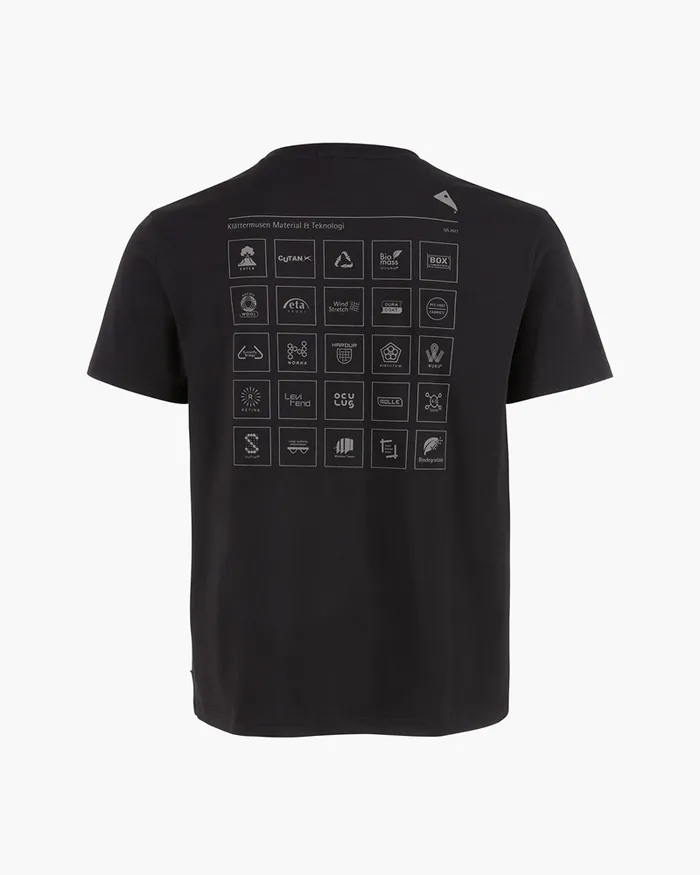 Runa Elements Organic Cotton Short Sleeve Tee Raven Men Klttermusen TShirts