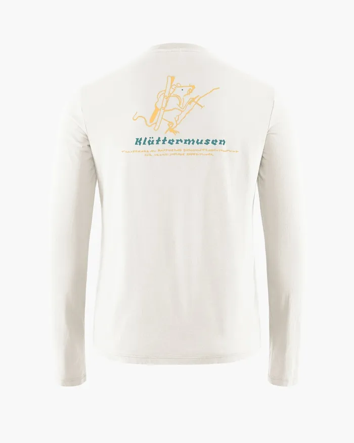 Runa Endeavour Long Sleeve Tee Snow Women Klttermusen TShirts