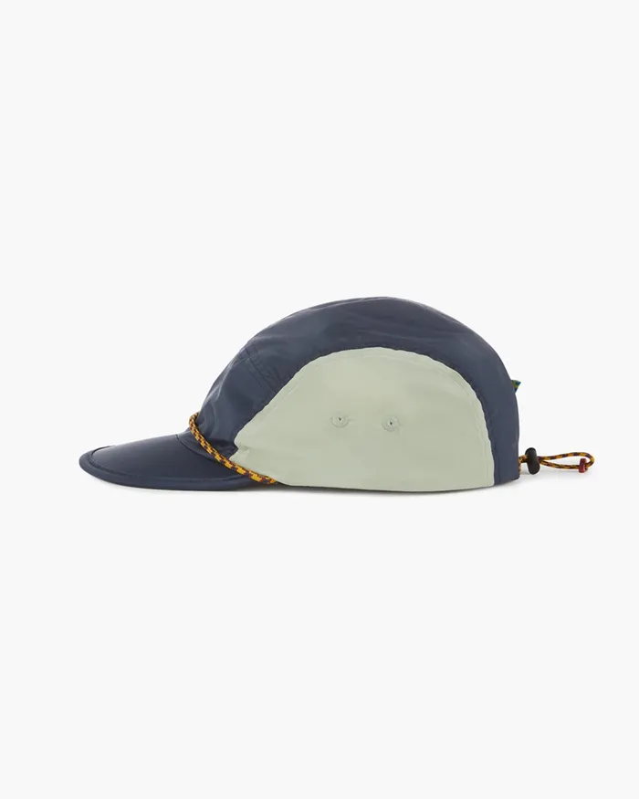 Runa Lightweight Five Panel Cap Indigo Blueswamp Green MenWomen Klttermusen Hats and Caps