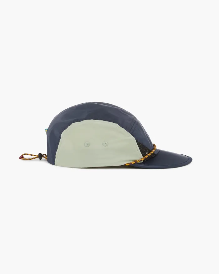 Runa Lightweight Five Panel Cap Indigo Blueswamp Green MenWomen Klttermusen Hats and Caps