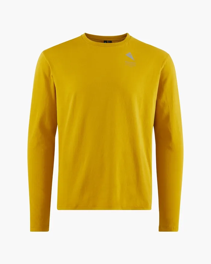 Runa Maker Long Sleeve Tee Gold Men Klttermusen TShirts