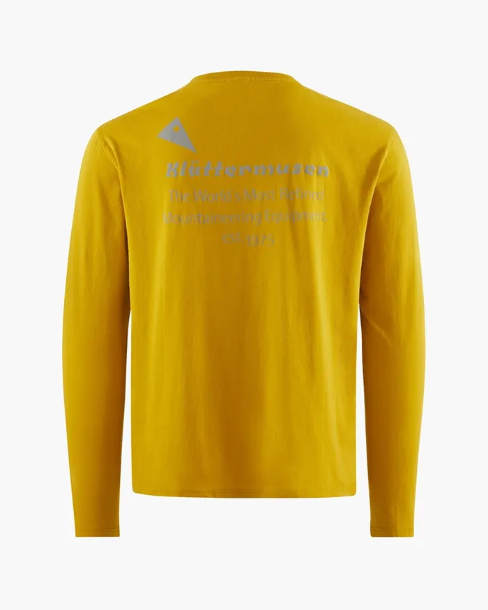 Runa Maker Long Sleeve Tee Gold Men Klttermusen TShirts