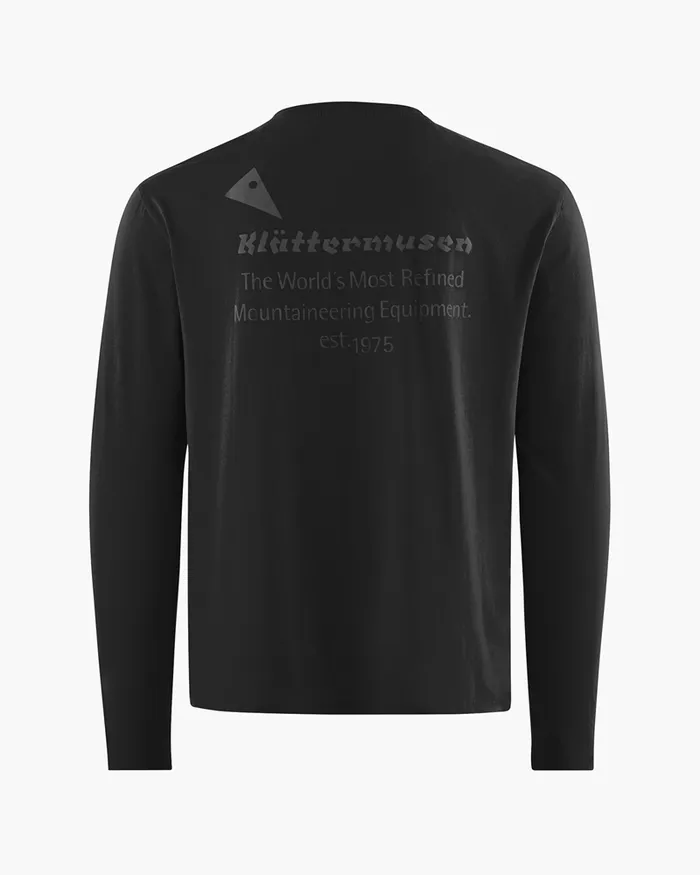 Runa Maker Long Sleeve Tee Raven Men Klttermusen TShirts