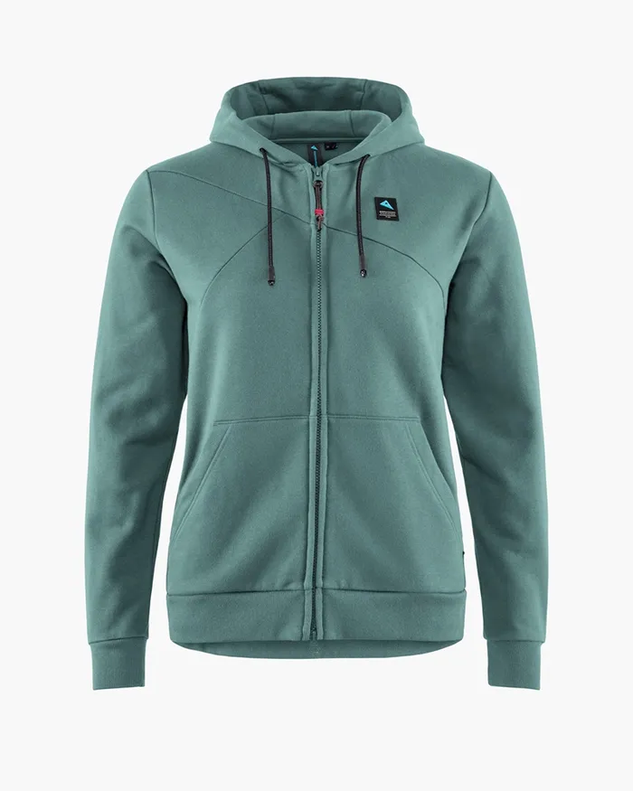 Runa Maker Zip Hoodie WoZipped Sweater Dark Deep Sea Women Klttermusen Fleeces and Sweaters Runa Maker Zip Hoodie WoZipped Sweater Dark Deep Sea Women Klttermusen Fleeces and Sweaters