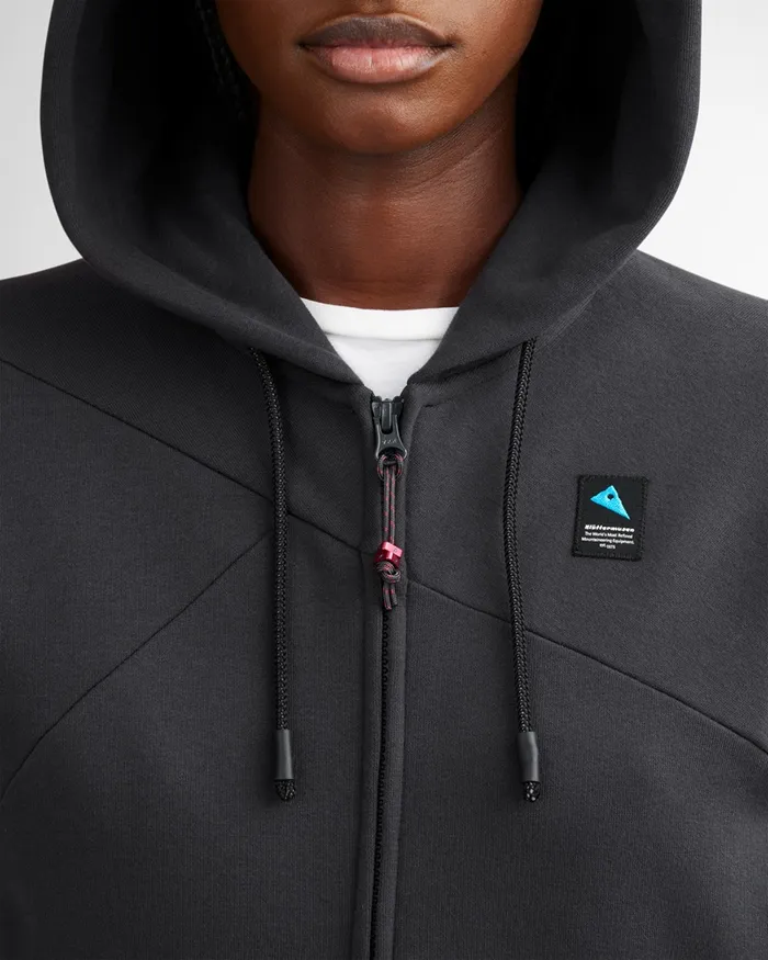 Runa Maker Zip Hoodie WoZipped Sweater Raven Women Klttermusen Fleeces and Sweaters
