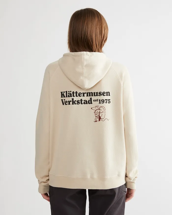 Runa Nomad Lightweight Organic Cotton Hoodie Clay Women Klttermusen Fleeces and Sweaters