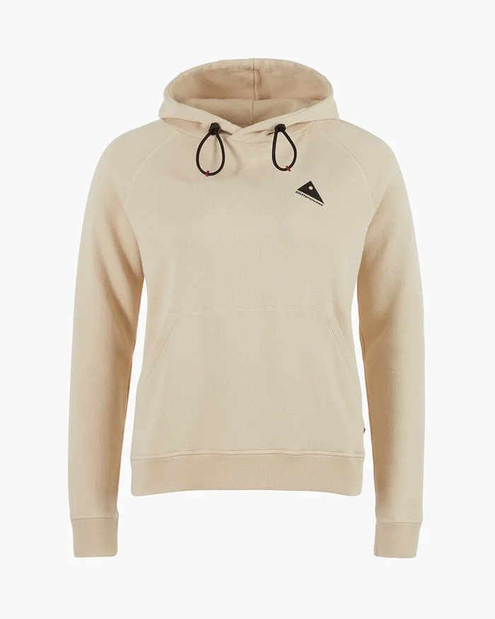 Runa Nomad Lightweight Organic Cotton Hoodie Clay Women Klttermusen Fleeces and Sweaters