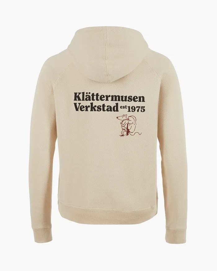 Runa Nomad Lightweight Organic Cotton Hoodie Clay Women Klttermusen Fleeces and Sweaters