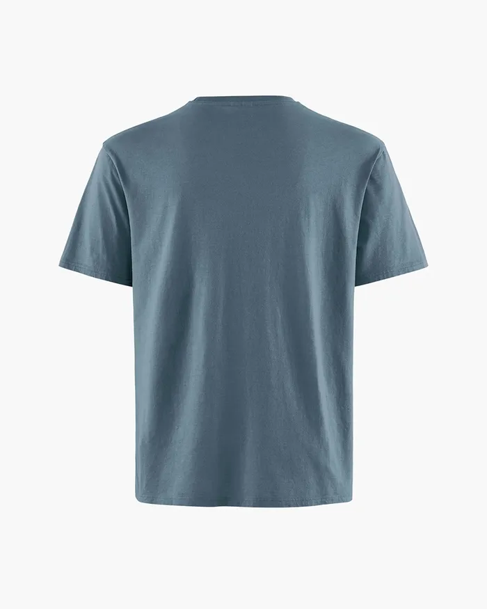Runa Pocket Short Sleeve Tee Thistle Blue Men Klttermusen TShirts