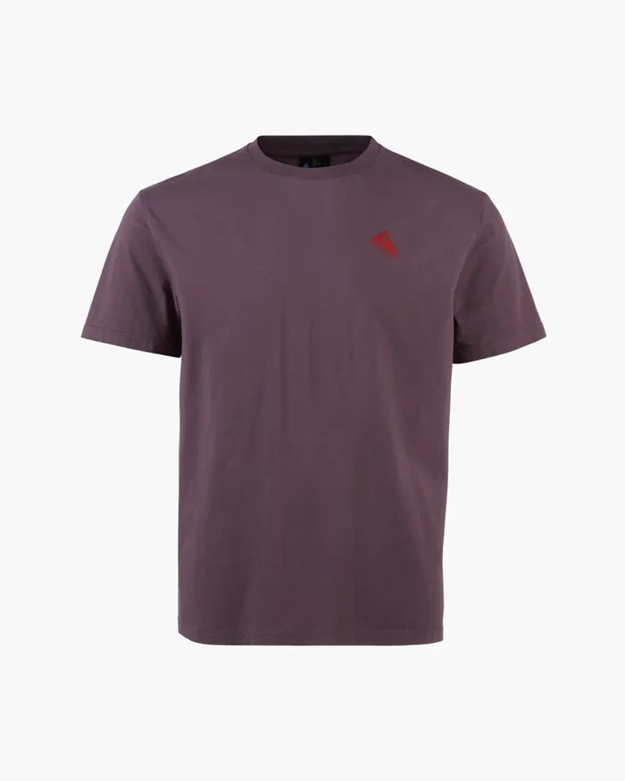 Runa Rain Mouse Organic Cotton Short Sleeve Tee Black Plum Men Klttermusen TShirts