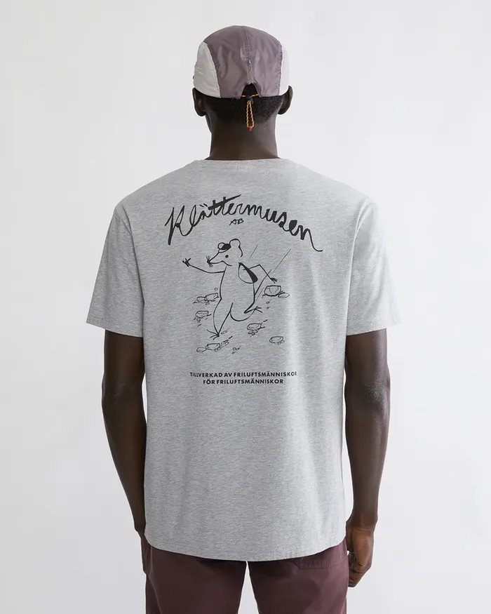 Runa Scrambling Organic Cotton Short Sleeve Tee Purple Men Klttermusen TShirts