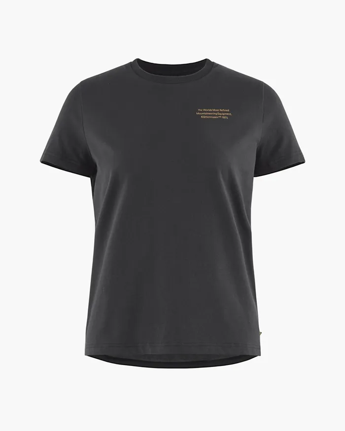 Runa Statement Legacy Short Sleeve Tee Raven Women Klttermusen TShirts