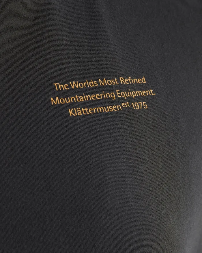 Runa Statement Legacy Short Sleeve Tee Raven Women Klttermusen TShirts