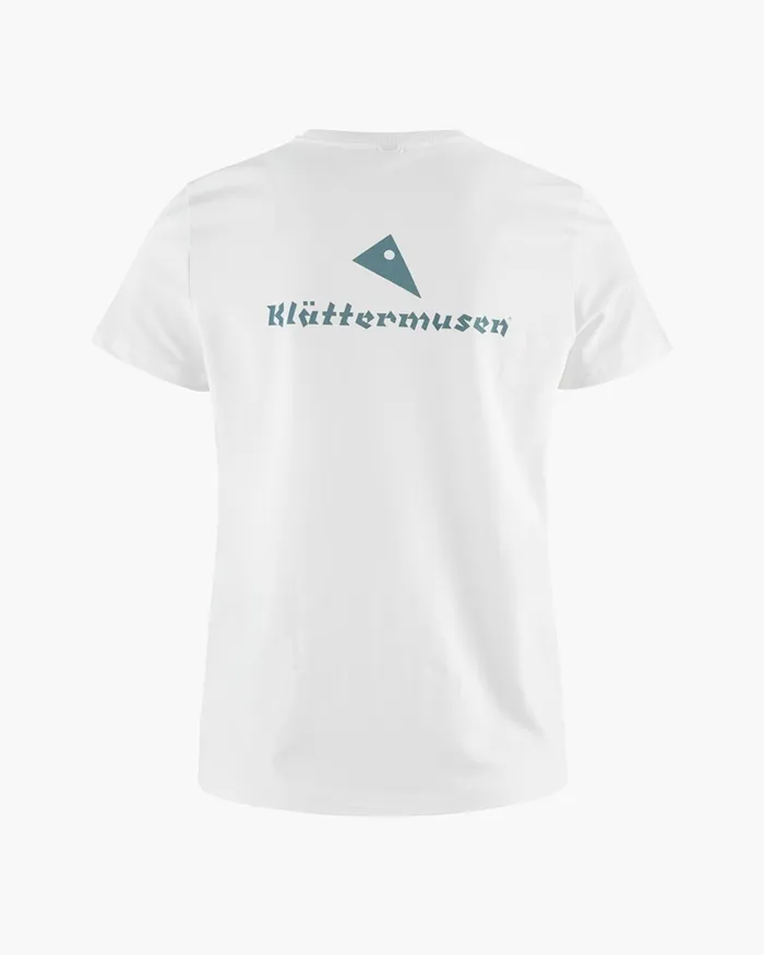 Runa Statement Legacy Short Sleeve Tee Snow Women Klttermusen TShirts