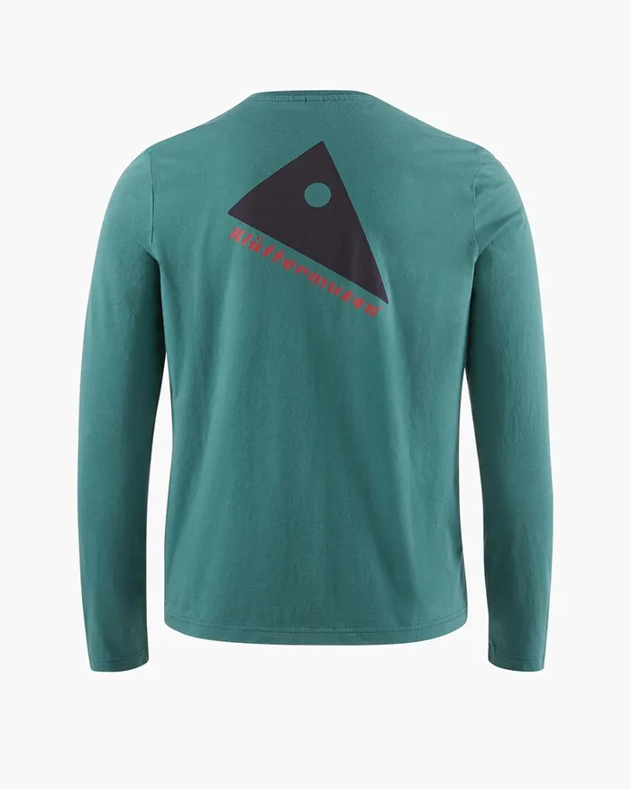 Runa Token Long Sleeve Tee Frost Green Women Klttermusen TShirts