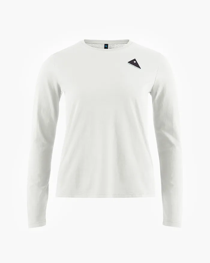 Runa Token Long Sleeve Tee Snow Women Klttermusen TShirts