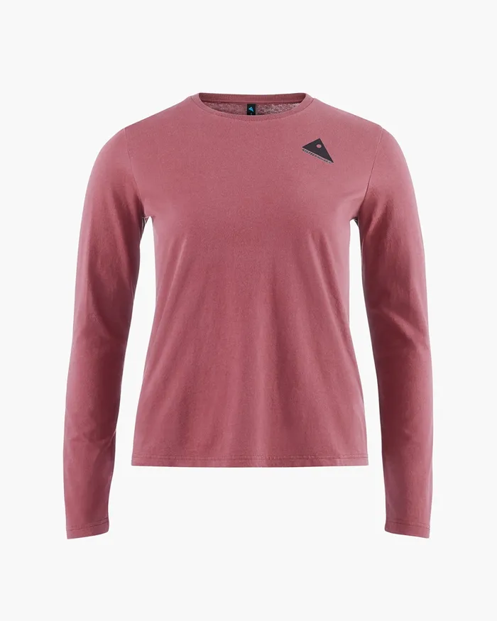 Runa Token Long Sleeve Tee Wild Orchid Women Klttermusen TShirts