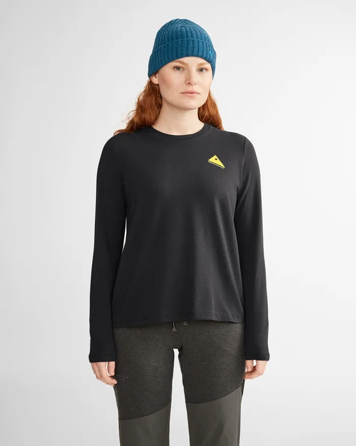 Runa Verkstad AB Long Sleeve Tee Raven Women Klttermusen TShirts
