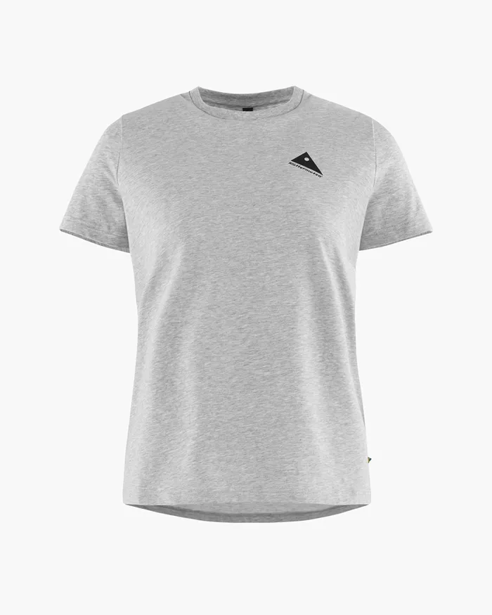 Runa Workshop 20 WoShort Sleeve Tee Grey Melange Women Klttermusen TShirts