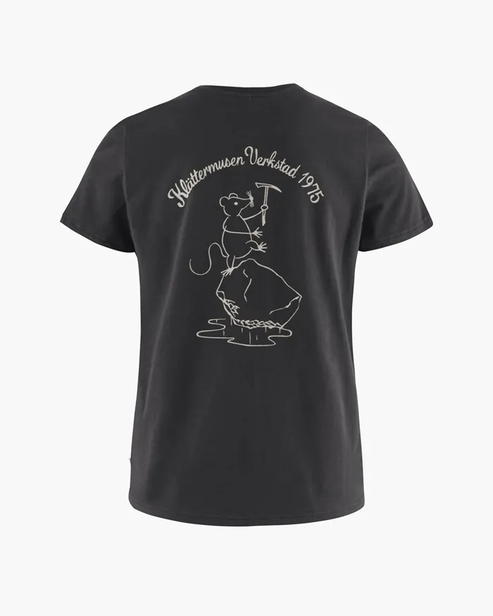 Runa Workshop 20 WoShort Sleeve Tee Raven Women Klttermusen TShirts