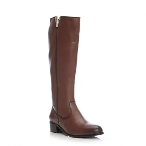 Sabrinah Tan Leather Women Moda In Pelle Knee High Boots Sabrinah Tan Leather Women Moda In Pelle Knee High Boots