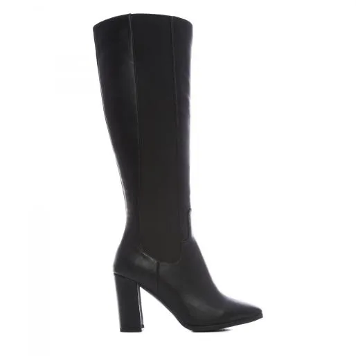 Sammantha Black Porvair Women Moda In Pelle Black Boots