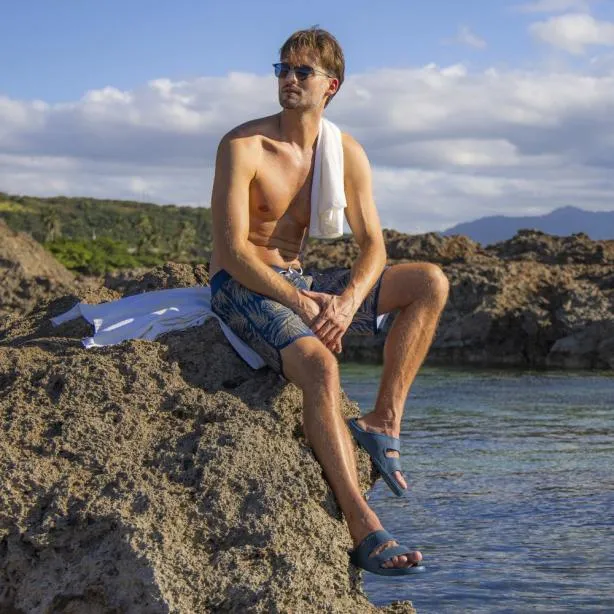 Sandals Men REEF Oasis Double Up Mykonos Blue