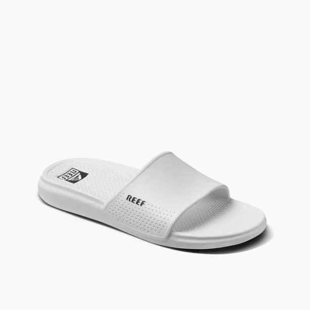 Sandals Men REEF Oasis Slide Blanc De Blanc