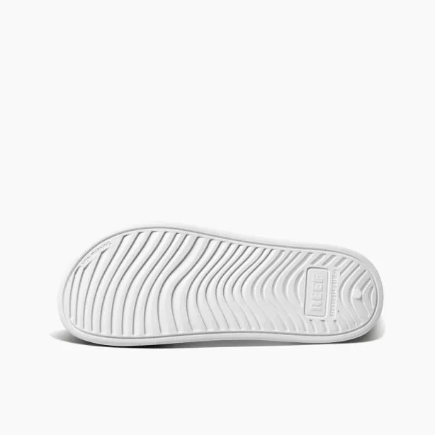 Sandals Men REEF Oasis Slide Blanc De Blanc