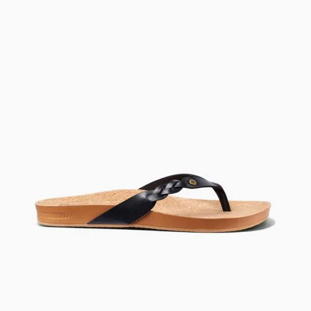 Sandals Women REEF Cushion Court Twist Black