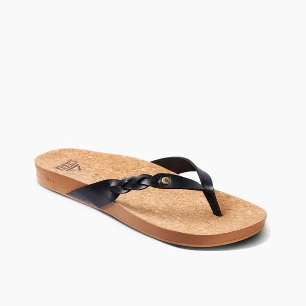 Sandals Women REEF Cushion Court Twist Black