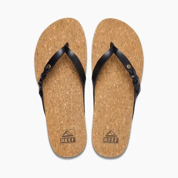 Sandals Women REEF Cushion Court Twist Black