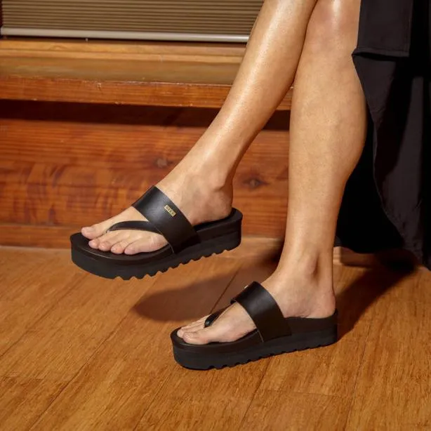 Sandals Women REEF Cushion Sol Hi Blackblack