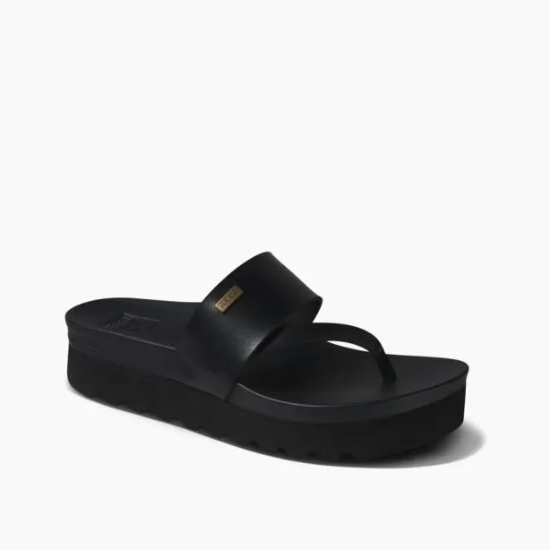 Sandals Women REEF Cushion Sol Hi Blackblack