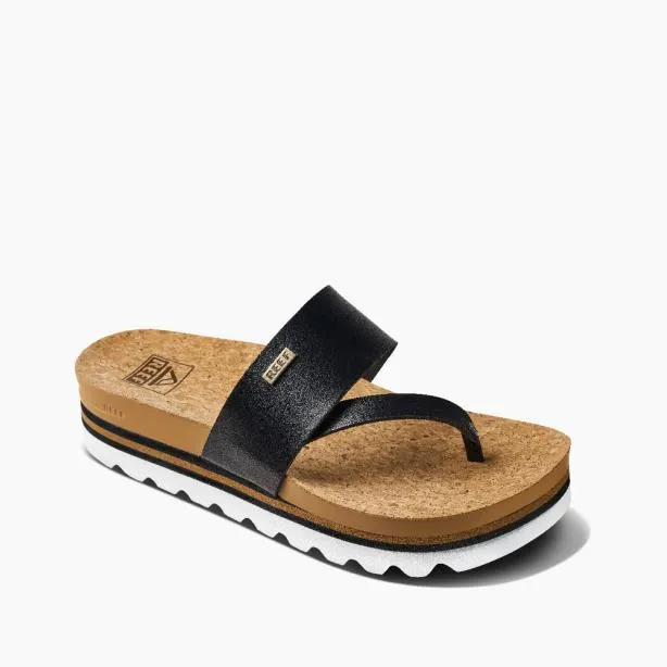 Sandals Women REEF Cushion Sol Hi Blacktan