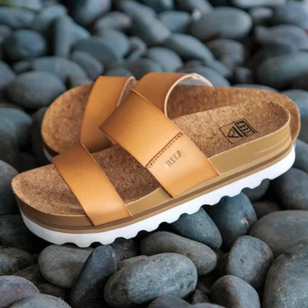 Sandals Women REEF Cushion Vista Hi Natural