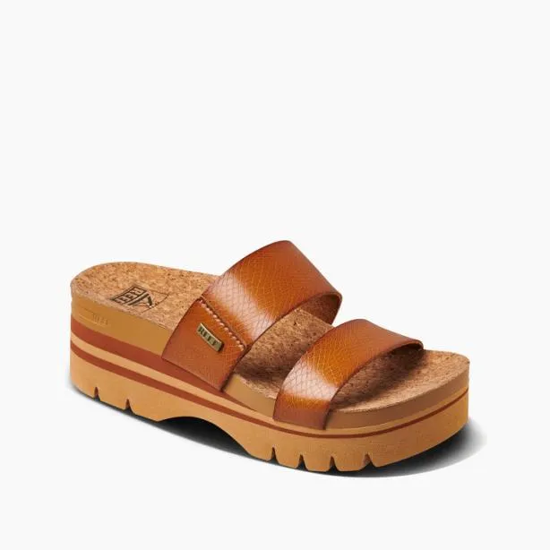 Sandals Women REEF Cushion Vista Higher Cognac