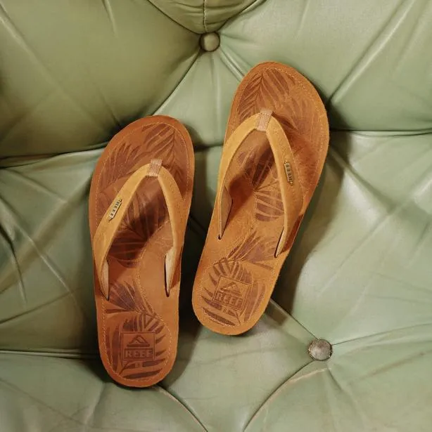 Sandals Women REEF Drift Away Leather Caramel