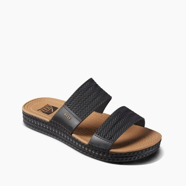 Sandals Women REEF Water Vista Slide Blacktan