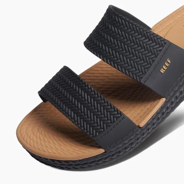Sandals Women REEF Water Vista Slide Blacktan