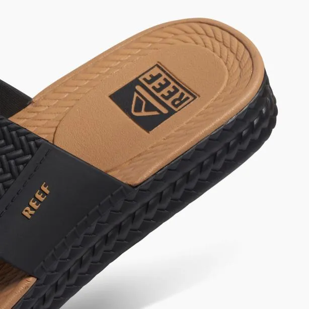 Sandals Women REEF Water Vista Slide Blacktan