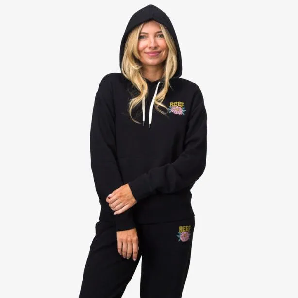 Sets Women REEF Josie Pullover Hoodie Caviar
