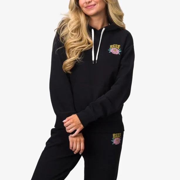 Sets Women REEF Josie Pullover Hoodie Caviar