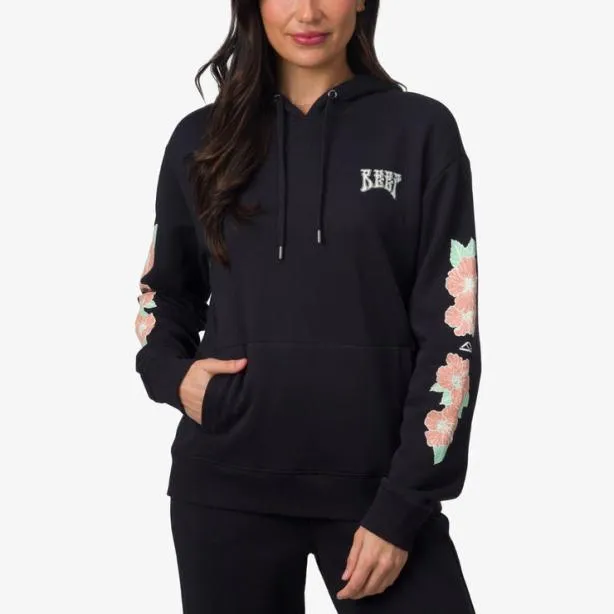 Sets Women REEF Lizzie Pullover Hoodie Caviar