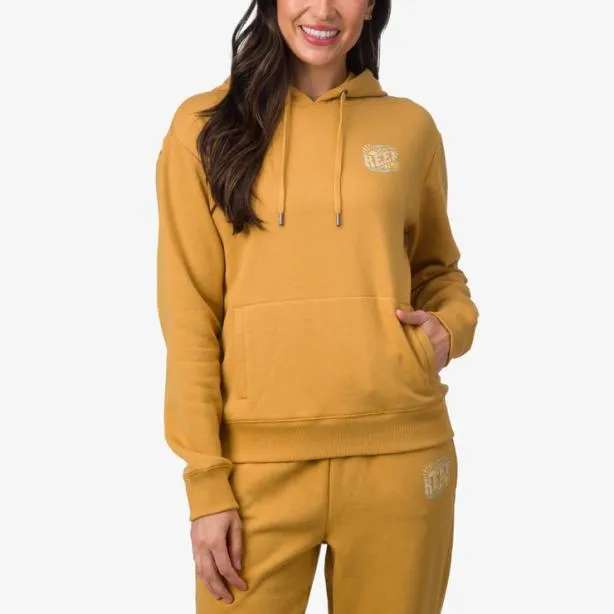Sets Women REEF Marina Fleece Pullover Honey Mustard