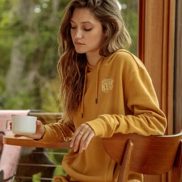 Sets Women REEF Marina Fleece Pullover Honey Mustard