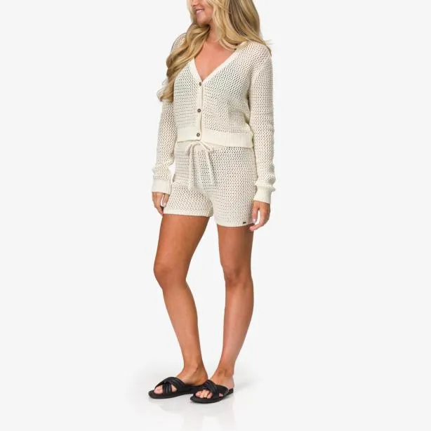 Sets Women REEF Mika Sweater Short Marshmallow