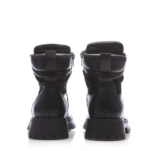 Sh Anello Black Leather Women Moda In Pelle Ankle Boots Sh Anello Black Leather Women Moda In Pelle Ankle Boots
